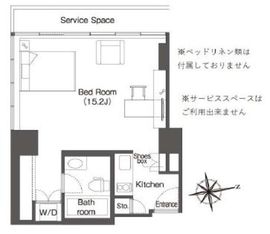 ウエリスアーバン品川タワー 1902 間取り図
