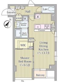 ヴァロータ氷川台 205 間取り図