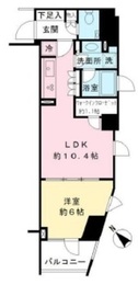ピアース初台センティア 6階 間取り図
