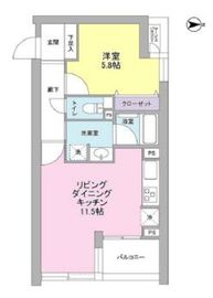 デュエット北千住マキア 316 間取り図