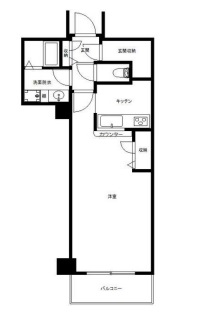 トルナーレ日本橋浜町 31階 間取り図