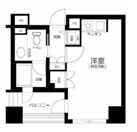 クオリア広尾 4階 間取り図