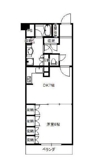 クリオレジダンス東京 2階 間取り図
