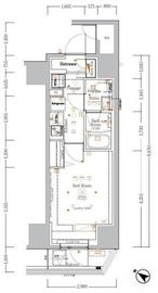 GENOVIA川崎Ⅲ (ジェノヴィア川崎Ⅲ) 6階 間取り図