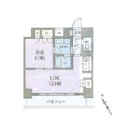 レジデンシャル目黒 2階 間取り図