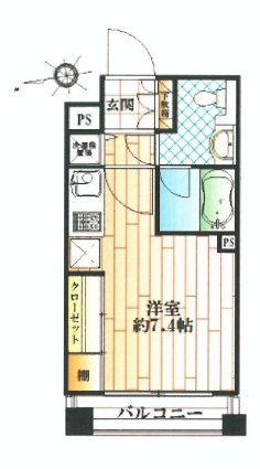 アクシア原宿 3階 間取り図