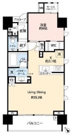 シティハウス南麻布一丁目 13階 間取り図