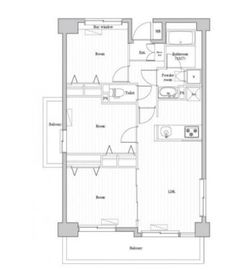 コンフォリア西荻北 504 間取り図