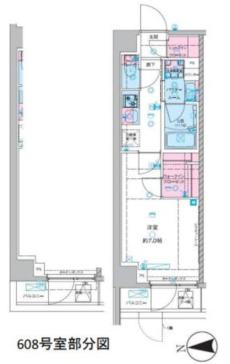 セジョリ池袋本町 4階 間取り図