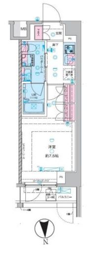 セジョリ池袋本町 2階 間取り図