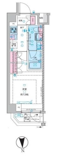 セジョリ池袋本町 2階 間取り図