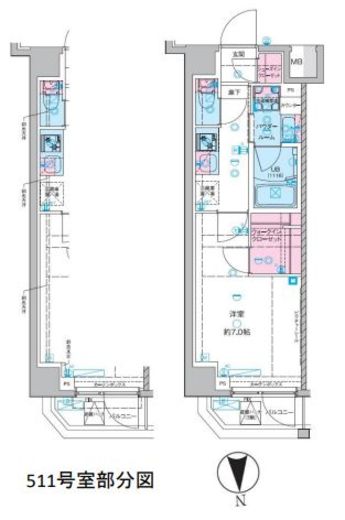 セジョリ池袋本町 3階 間取り図