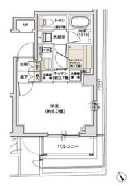 パークリュクス門前仲町mono 1階 間取り図