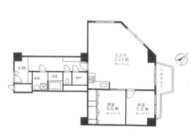 コープ野村一番町 6階 間取り図