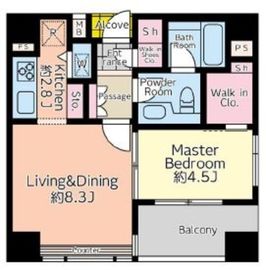 ウィルローズ東京ラルーナ 7階 間取り図