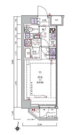 ガリシア中野富士見町 1階 間取り図