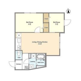 ウェルスクエア永福町 301 間取り図