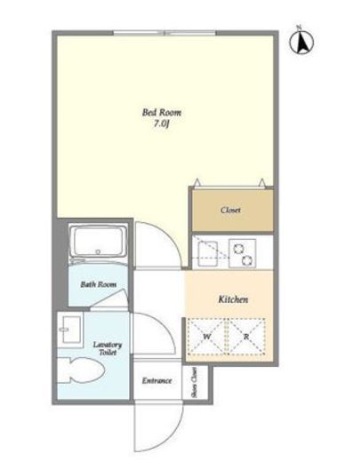 ウェルスクエア永福町 102 間取り図