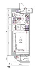 ガリシア中野富士見町 3階 間取り図