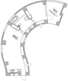 天神町place 803 間取り図