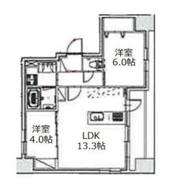 アーバンパーク立石 401 間取り図
