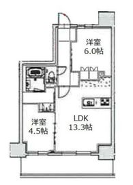 アーバンパーク立石 603 間取り図
