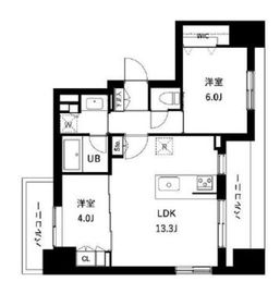 アーバンパーク立石 801 間取り図