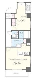 GARDEN COURT A 高島平 (ガーデンコートA高島平) 602 間取り図