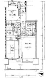 イーストパークス大島ノーザンスクエア 4階 間取り図