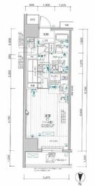 デュオステージ新高円寺 5階 間取り図