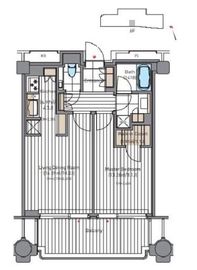 麻布台ヒルズガーデンプラザレジデンス 6階 間取り図