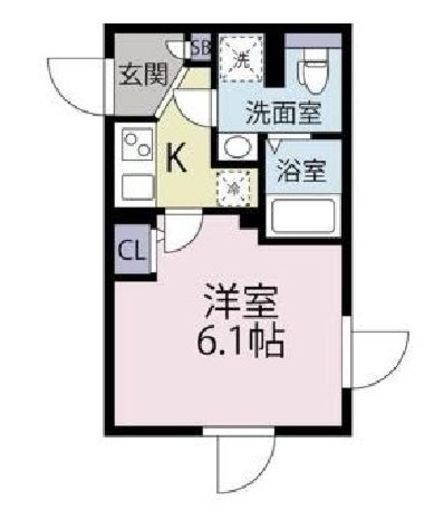 ザ・シティレジデンス神宮前 403 間取り図