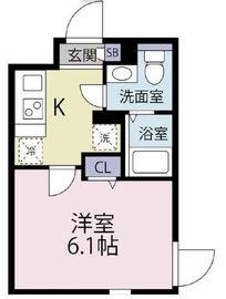 ザ・シティレジデンス神宮前 402 間取り図