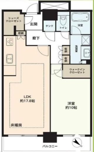 キャナルファーストタワー 35階 間取り図