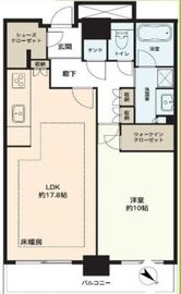 キャナルファーストタワー 35階 間取り図