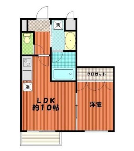 ダイナシティ市谷仲之町 3階 間取り図