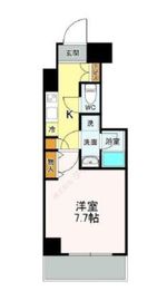 スカイステージ築地 204 間取り図
