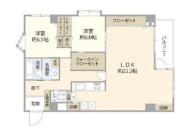 桔梗ライオンズマンション平河町 4階 間取り図