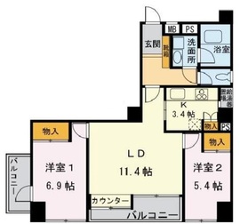 カサ・グランデ水道橋 501 間取り図