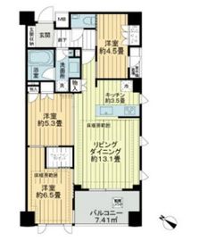 ザ・ライオンズ池袋 4階 間取り図