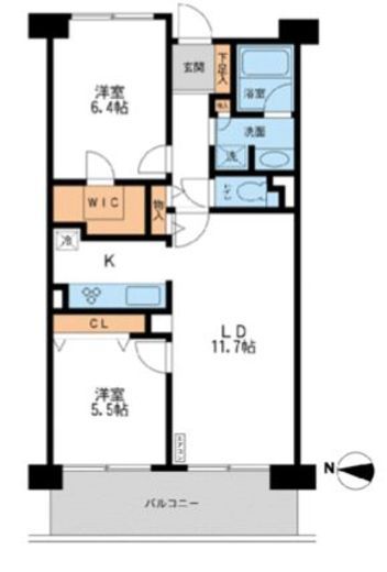 CASSIA横濱ガーデン山 604 間取り図