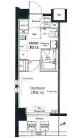 プラウドフラット鶴見Ⅱ 906 間取り図