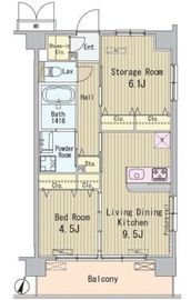 HIGASHIKOMATSUGAWA APARTMENT (東小松川アパートメント) 206 間取り図