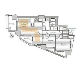 レスピール早稲田 702 間取り図