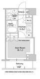 コンフォリア日本橋人形町イースト 304 間取り図