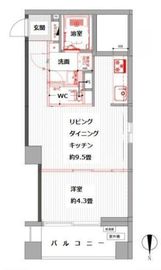 アルテール新御徒町 606 間取り図