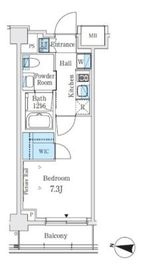 J.GRAN Court 品川西大井WEST 508 間取り図
