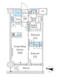 J.GRAN Court 品川西大井WEST 111 間取り図