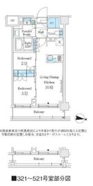 J.GRAN Court 品川西大井WEST 521 間取り図