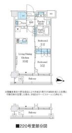 J.GRAN Court 品川西大井WEST 220 間取り図